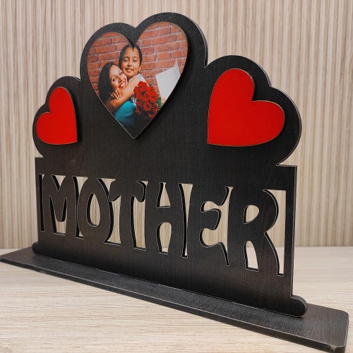 Mother Desktop Wooden Cutout Frame