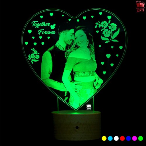 Personalized 3D Illusion Led Lamp Together Forever