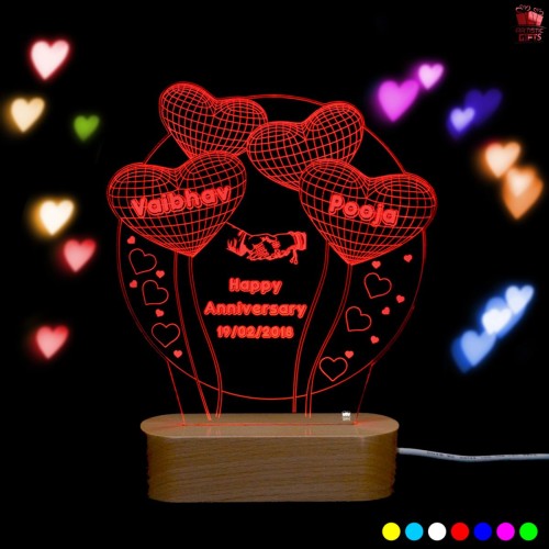 Photo Light Gifts | Custom Photo 3D LED Illusion Lamp – Artistic Gifts