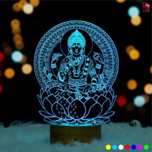 DhanLaxmi 3D Illusion LED Lamp