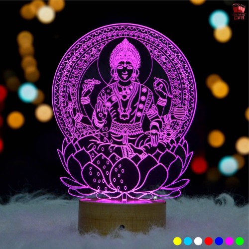 DhanLaxmi 3D Illusion LED Lamp