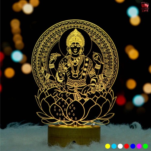 DhanLaxmi 3D Illusion LED Lamp