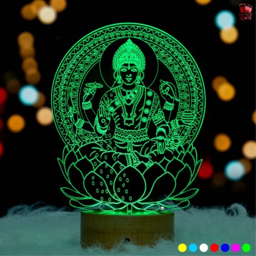 DhanLaxmi 3D Illusion LED Lamp