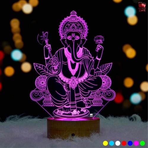 Ganesh 3D Illusion LED Lamp