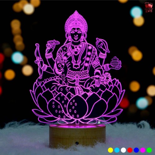 Laxmi ji 3D Illusion LED Lamp