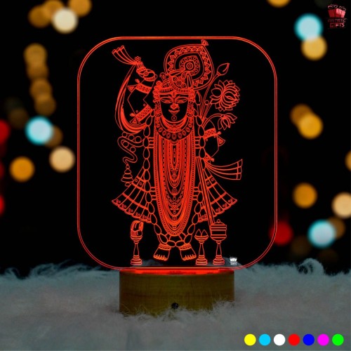 Shreenathji 3D illusion LED Lamp