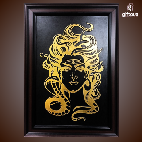 Lord Shiva Wooden Wall Art 