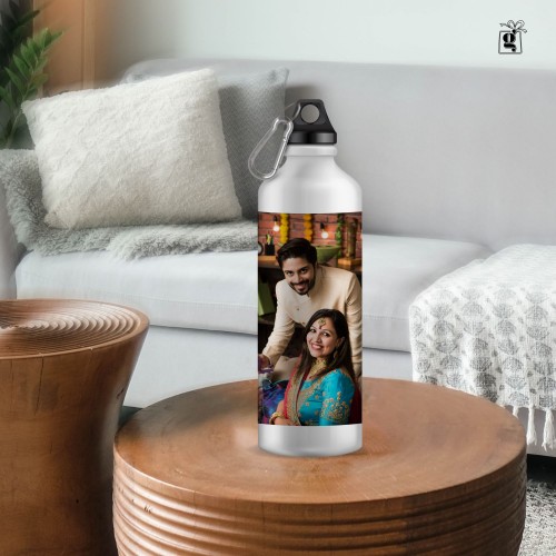 Combo Gifts (LED Cushion + Sublimation Sipper + Coffee Mug + Personalized Wooden LED Frame For Couple)