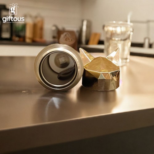 Cute Cat Design Cap Water Bottle