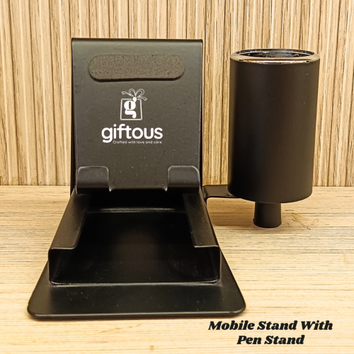 Mobile Stand with Pen Stand and Visiting Card Holder 3 in 1