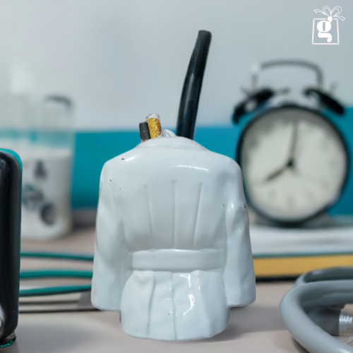 Doctor’s Coat Pen Stand – Unique Gift for Doctors’ Day