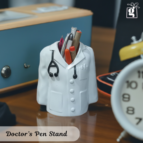 Doctor’s Coat Pen Stand – Unique Gift for Doctors’ Day