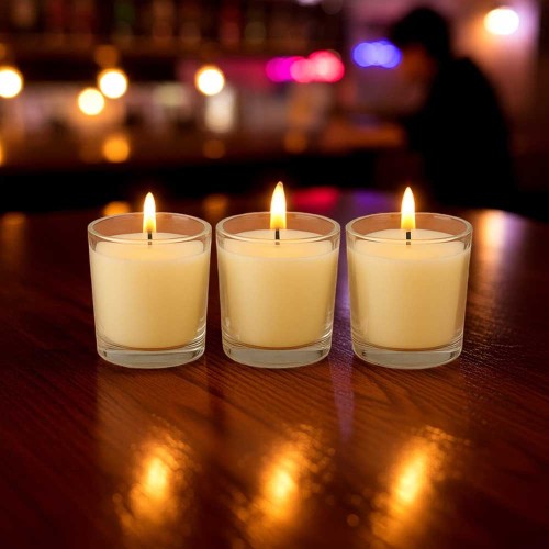 Giftous Fragrance Votive Glass Candles – Set of 3