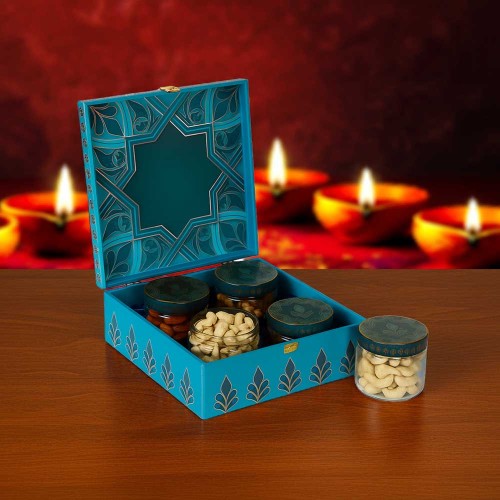 Giftous Diwali Gift Hamper (4 Jar Set)