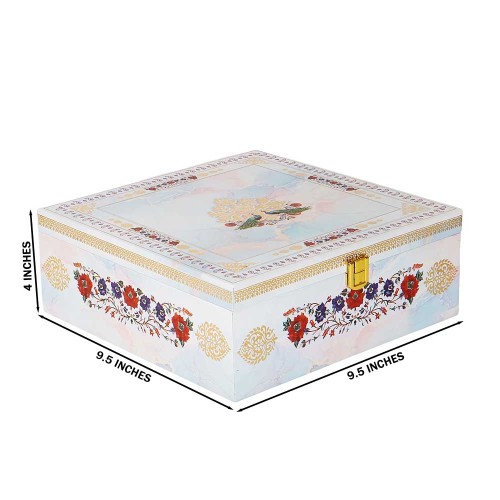 Giftous Floral MDF Diwali Gift Hamper