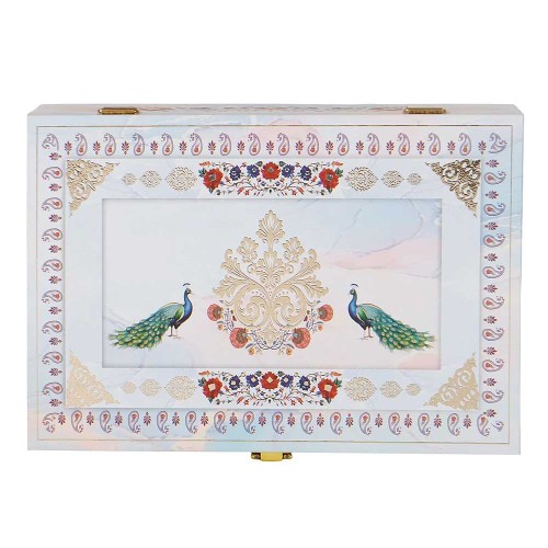 Giftous Floral MDF Diwali Hamper Box