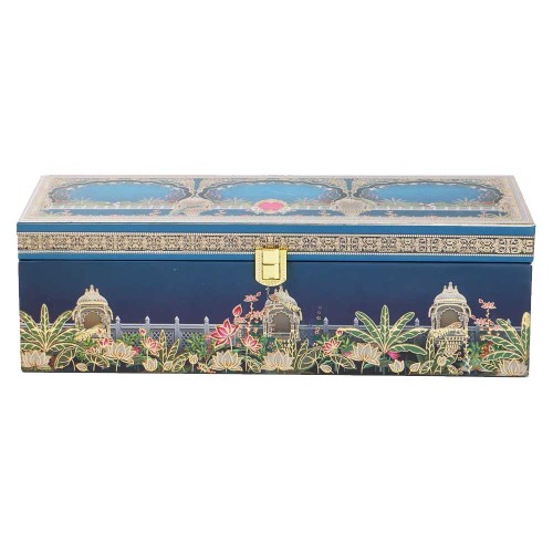 Giftous Pichwai Art MDF Diwali Hamper Box