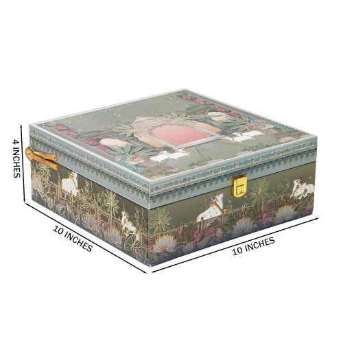 Giftous Pichwai Art Diwali Hamper Box