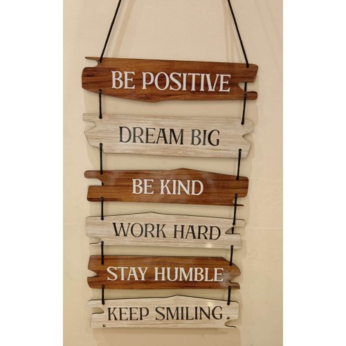 Motivational Wooden Wall Decor & Hanging