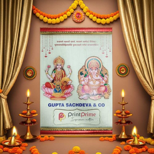 Giftous Shree Laxmi Ganesh Spiritual Frame