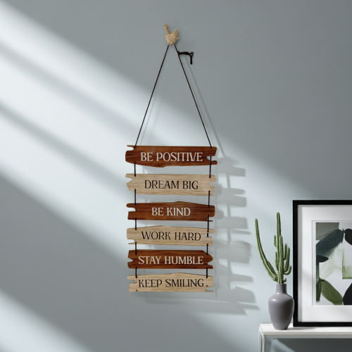 Motivational Wooden Wall Decor & Hanging