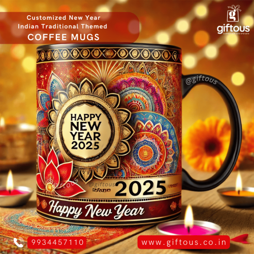 New Year 2025 Customized Coffee Mug