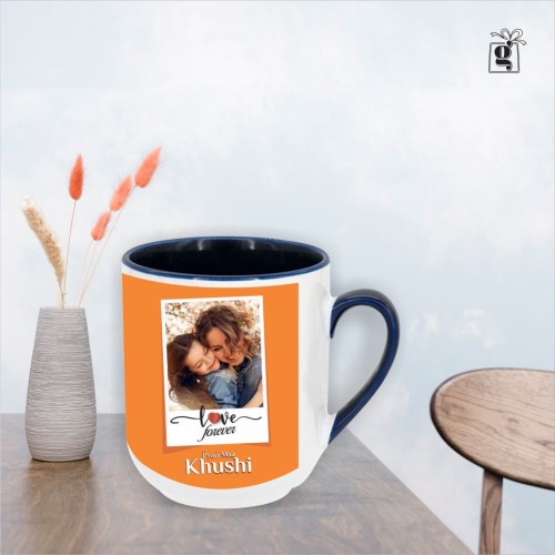 Inner Color Photo Mug Round Base