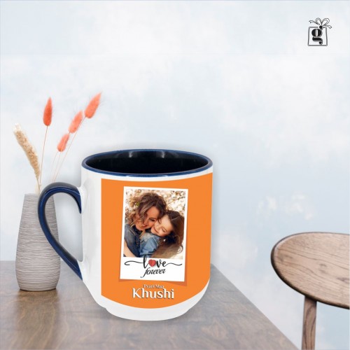 Inner Color Photo Mug Round Base