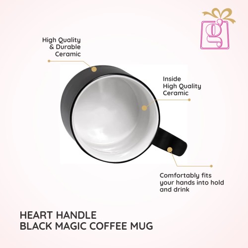 Heart Handle Magic Photo Mug